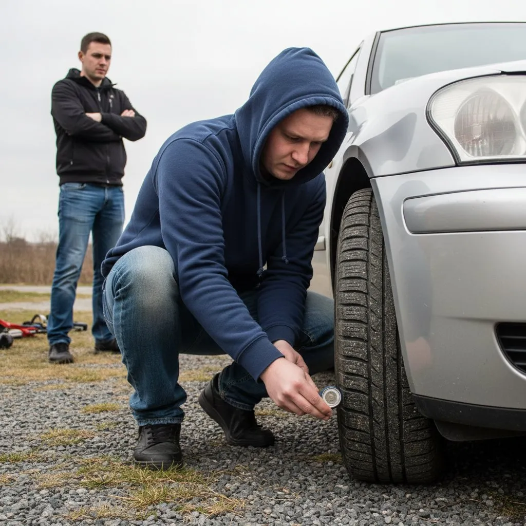 Inspection and viewing the car