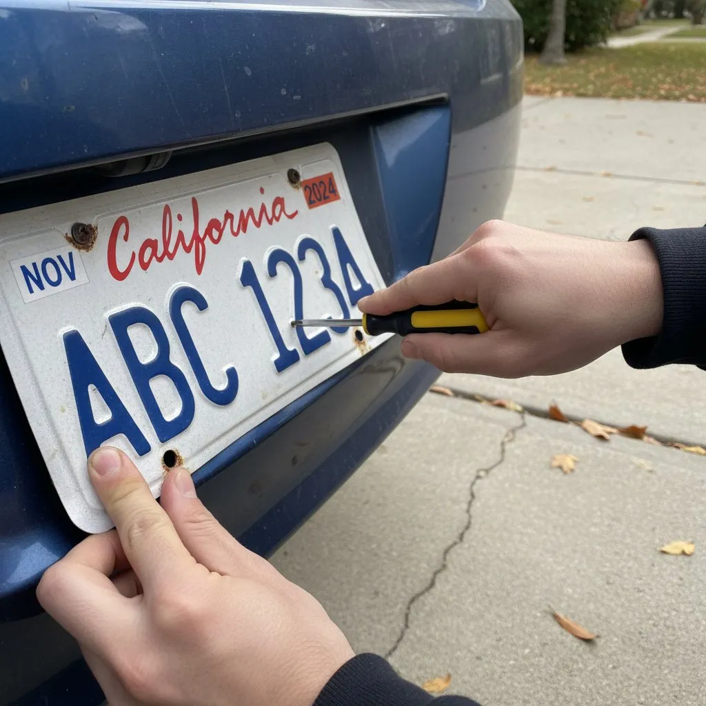 Het Inleveren van de Kentekenplaat